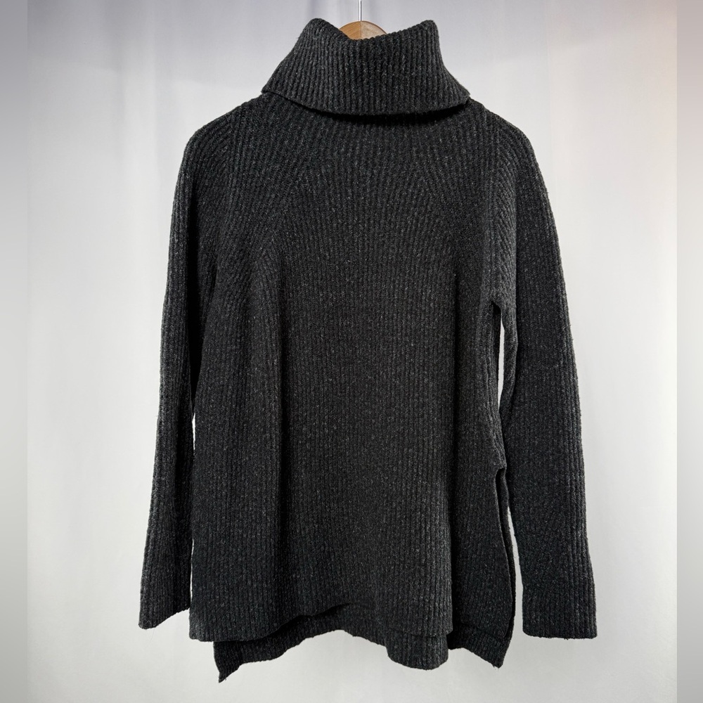 Sweaty Betty Cowl Neck Sweater in Charcoal Gray Size Small